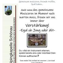 Gemeinsam musizieren, Freunde treffen, Spaß haben...